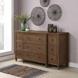 Safavieh Couture Phineas 64" Wide 9 Drawer Sideboard Wood in Brown | 36 H x 64 W x 20 D in | Wayfair SFV8507A