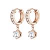 Elli Creolen Zirkonia Elegant Funkelnd 925 Silber Rosa Damen