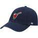Men's '47 Navy San Diego Padres Logo Cooperstown Collection Clean Up Adjustable Hat