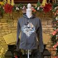 Disney Jackets & Coats | Disney Vintage Mickey Mouse Hoodie Sweatshirt Size Xl | Color: Gray | Size: Xl