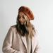 Madewell Accessories | Madewell Rust Navy Snow Hat Wool Beret Jcrew Art Cashmere Wool Blend | Color: Blue/Brown | Size: Various