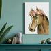 Harper Orchard Flower Crown Horse - Wrapped Canvas Painting Print Metal in Brown | 48 H x 32 W x 1 D in | Wayfair 9385566472AF4985A0604195797EDE7B