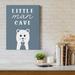 Zoomie Kids Little Man Cave by Natalie Carpentieri - Wrapped Canvas Textual Art Print Canvas, in Blue/Green/White | 20 H x 16 W x 1 D in | Wayfair