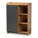 Loon Peak® 12 Pair Shoe Storage Cabinet Manufactured Wood in Brown | 43.3 H x 31.1 W x 14.3 D in | Wayfair E18E95E67714479A9654CAC0EDA9BC24