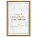 Etta Avenue™ Typography & Quotes I Dont Do Fashion Gold Fashion Quotes & Sayings - Graphic Art on Canvas in White | 30 H x 20 W x 1.5 D in | Wayfair
