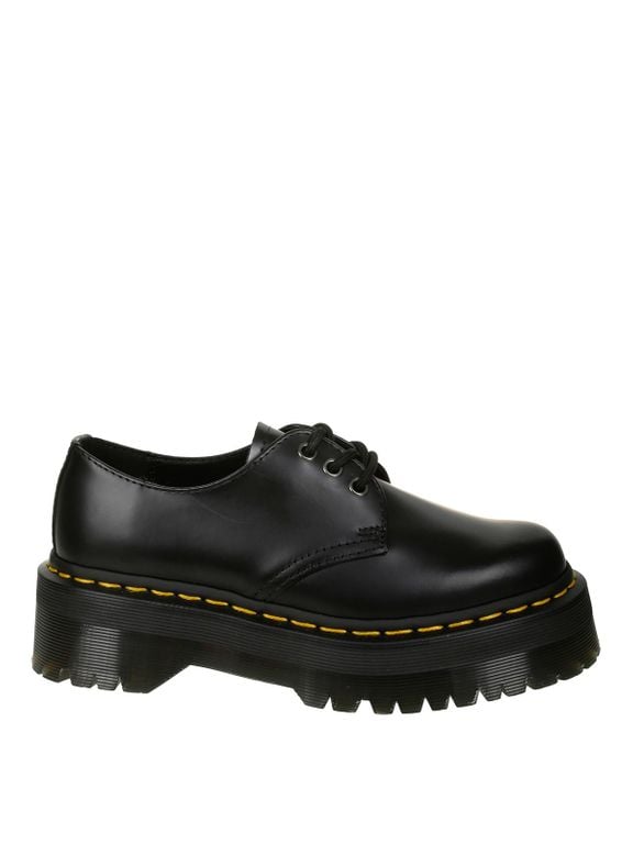 1461 Quad Platform Shoes - Black - Dr. Martens Flats