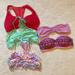 Victoria's Secret Intimates & Sleepwear | Lot Of 5 Victoria’s Secret Pink Bralettes | Color: Black/Pink/Purple/Red | Size: M