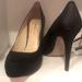 Jessica Simpson Shoes | Jessica Simpson Black Textured Heels. 8.5 | Color: Black | Size: 8.5