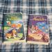 Disney Other | 2 Black Diamond Vhs Tapes Aladdin The Fox & Hound | Color: Green/Purple | Size: Os