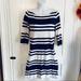Lilly Pulitzer Dresses | Lilly Pulitzer Blue White Stripe Long Sleeve Dress | Color: Blue/White | Size: Xs