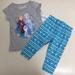 Disney Matching Sets | Disney Frozen Elsa Leggings Set | Color: Blue/Gray | Size: 4g