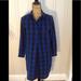 Madewell Dresses | Madewell Buffalo Check Shirtdress. Like New | Color: Black/Blue | Size: Xs