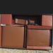 Coach Bags | Nwt Coach Leather Wallet Keychain Id Case Gift Set Boxed F64118 Dark Saddle | Color: Brown/Tan | Size: Os