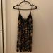 American Eagle Outfitters Dresses | Ae Summer Dress | Color: Black/Gold | Size: Xs