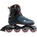 ROLLERBLADE Herren Inlineskates Herren Inline-Skates Sirio 80, Größe 47 in Dunkelblau/Schwarz/Orangerot