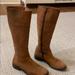 J. Crew Shoes | J.Crew Knee High Leather Brown Boots 6.5 | Color: Brown/Tan | Size: 6.5