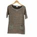 Anthropologie Tops | Anthropologie Meadow Rue Gray Tweed Look Tunic | Color: Cream/Gray | Size: M