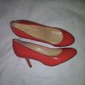 Kate Spade Shoes | Kate Spade | Patent Leather Orange Pumps Size 6m | Color: Orange | Size: 6