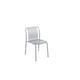 BFM Seating Key West Stacking Patio Dining Side Chair in Gray | 31.25 H x 19.5 W x 21 D in | Wayfair PHKWSC-SG