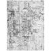 White 24 x 0.25 in Area Rug - Bokara Rug Co, Inc. Hand-Knotted High-Quality Silver Area Rug Viscose/Cotton | 24 W x 0.25 D in | Wayfair