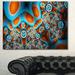 Design Art Brown Extraterrestrial Life Forms Print Canvas in Blue/Orange | 8 H x 12 W x 1 D in | Wayfair PT15609-12-8