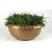 Allied Molded Products Galleria Composite Pot Planter Fiberglass in Orange | 14 H x 24 W x 24 D in | Wayfair 1G-2414-PD-15