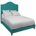 Annie Selke Home Essex Standard Bed Upholstered/Linen in Green/Blue/Black | 72 H x 45 W x 83 D in | Wayfair ASH1037-BDT