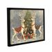 Alcott Hill® Holiday Reindeer by Albena Hristova - Print on Canvas in Green/Red | 14 H x 18 W x 2 D in | Wayfair ALCT9294 33262529