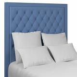 Annie Selke Home Stonington Tufted Panel Headboard Upholstered/Polyester in Blue | 72 H x 60 W x 2 D in | Wayfair ASH989-HBF