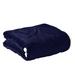 House of Hampton® Amrutha Pinch Pleated Sherpa Faux Fur Blanket Faux Fur in Blue/Black | 50 W in | Wayfair ANDV1611 42459476