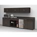 Breaktime 6'3" H x 10'6" W x 2' D Melamine Kitchen Unit Cabinet in Brown | 75 H x 126 W x 24 D in | Wayfair 7039