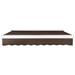 Awntech Key West Motorized Retraction Slope Patio Awning, Stainless Steel in Brown | 12 W x 10 D in | Wayfair KWM12-5-BR