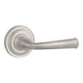 Baldwin Federal Privacy Door Lever w/ Traditional Round Rose in Gray | 5.5 H x 10.7 W x 3.1 D in | Wayfair 9BR3530-152