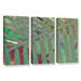 Bay Isle Home™ 'Leaf Shades II' 3 Piece Graphic Art on Wrapped Canvas Set Canvas in White | 24 H x 36 W x 2 D in | Wayfair BLMT3818 41789897