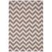 Red 126 x 96 x 0.5 in Area Rug - Breakwater Bay Oaknoll Chevron Handmade Tufted Brown/Dark Indoor/Outdoor Area Rug Polypropylene | Wayfair