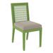 Braxton Culler Pine Isle Side Chair Upholstered/Wicker/Rattan/Fabric in Green/Gray/White | 36 H x 18 W x 24 D in | Wayfair 1023-028/0851-73/KIWI