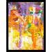 Buy Art For Less 'Traffic Jam III Poster' by Elizabeth Stack Framed Painting Print Paper in Orange/Yellow | 16 H x 12 W x 1 D in | Wayfair