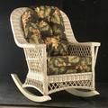 Bay Isle Home™ Rosado Rocking Chair Cotton in White | Wayfair 982B5C82A02E4E6A985AE1E2E3740133