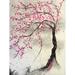 Buy Art For Less 'Cherry Blossom Tree' by Ed Capeau Graphic Art on Wrapped Canvas in Black/Pink | 16 H x 12 W x 1.5 D in | Wayfair