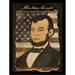 Buy Art For Less 'Abraham Lincoln' by Beth Albert Framed Vintage Advertisement Paper in Black/Brown | 16 H x 12 W x 1 D in | Wayfair