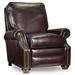 Bradington-Young Warner 36" Wide Genuine Leather Manual Standard Recliner in Gray/Brown | 40.5 H x 36 W x 39 D in | Wayfair