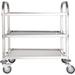 Carlisle Food Service Products Knockdown Utility Cart Metal in Gray | 33.625 H x 15.5 W x 27.25 D in | Wayfair UC4031529