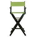 Casual Home Folding Director Chair w/ Canvas Solid Wood in Green/Black | 45.5 H x 23 W x 19 D in | Wayfair 212AD5C789CF46D692695472348AA01E