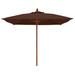 Darby Home Co Sanders 6' Manual Lift Square Market Umbrella Metal in Brown | Wayfair DBHM7785 42917161