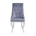 Rosdorf Park Kinverlin Tufted Parson Chair Upholstered/Fabric in Gray | 42 H x 24 W x 20 D in | Wayfair F035D17FD6574F5F81594B754483DE85