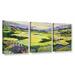 Darby Home Co Cool Grass 3 Piece Painting Print on Wrapped Canvas Set Canvas in White | 24 H x 36 W x 2 D in | Wayfair DRBC2801 31558600