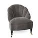 Slipper Chair - Duralee Camille 27" Wide Slipcovered Slipper Chair Polyester in Gray | 32 H x 27 W x 29 D in | Wayfair WPGOS1663-010.DV15862-380