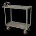 Durham Manufacturing Utility Cart w/ Ergonomic Handle Metal in Gray | 45 H x 30 W x 18 D in | Wayfair RSCE-1830-2-3.6K-95