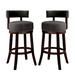 Lark Manor™ Anjalena Swivel Bar & Counter Stool Plastic in Gray | 34 H x 23.25 W x 23.25 D in | Wayfair 2F77863FBE9241CAA735B8C2788E2B73