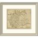 East Urban Home 'Germany North, 1812' Framed Print Paper in Gray | 21 H x 24 W x 1.5 D in | Wayfair EASN4462 39508644